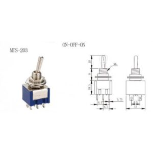 کلید کلنگی 6 پایه دوحالت MTS-202