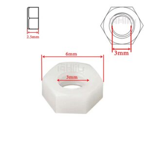 مهره 3 پلاستیکی PN-3N